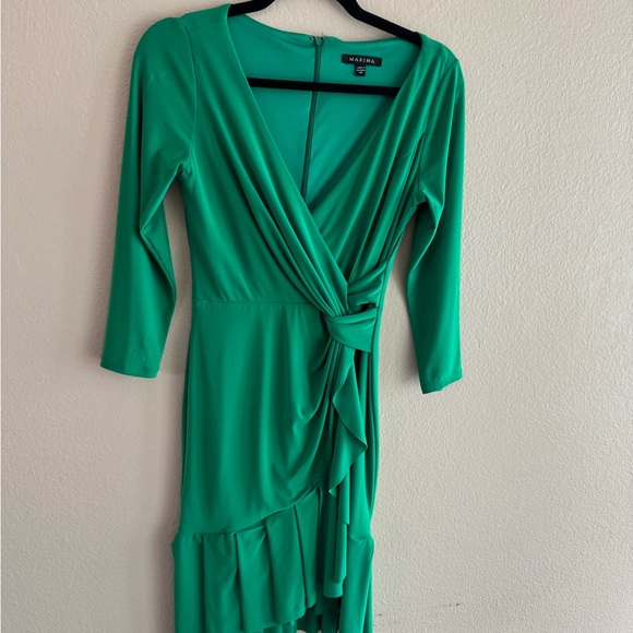 Marina Emerald Green Dress - Extra Small - Picture 3 of 5